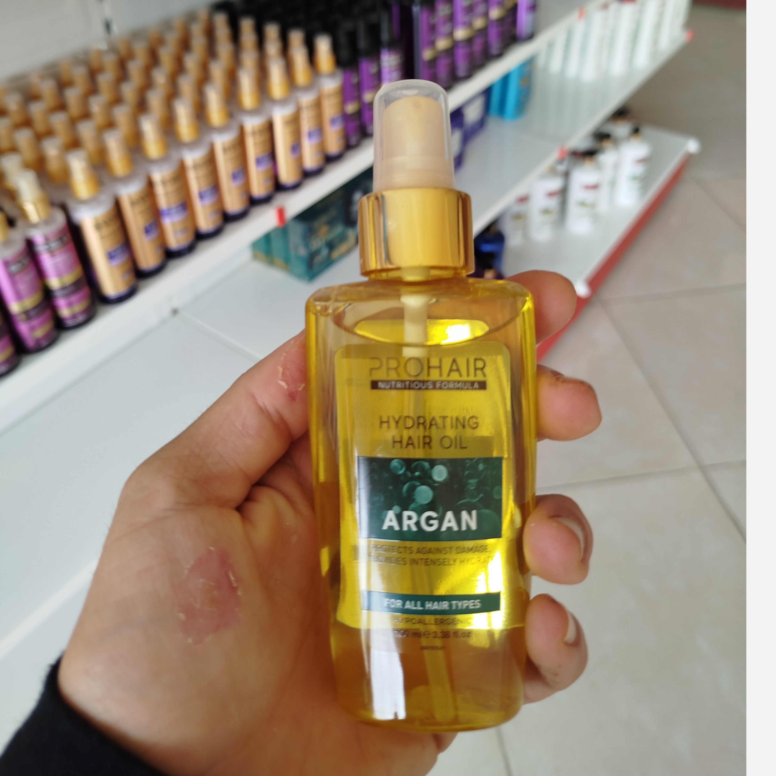 روغن آرگان آبرسانProHair انواع مو
